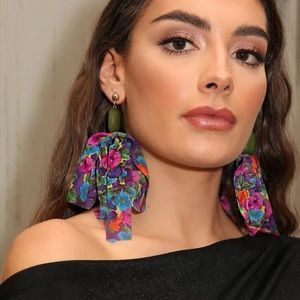 Floral earrings